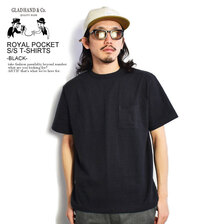GLAD HAND ROYAL POCKET S/S T-SHIRTS -BLACK-画像