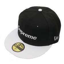 Supreme 22SS 2-Tone Box Logo New Era BLACK画像