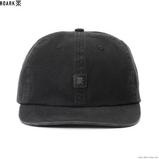 ROARK REVIVAL "S.C" AGING 6PANEL CAP - MID HEIGHT (BLACK) RHJ801画像