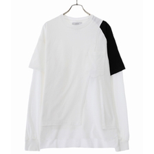 FACETASM LAYERD LONG TEE MIMI-TEE-M01画像