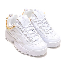 FILA DISRUPTOR CHAIN WHITE/GOLD WFW2102-0136画像