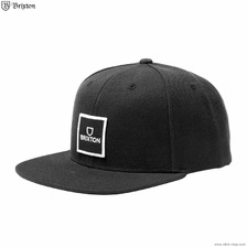 Brixton ALPHA SQUARE MP SNAPBACK (BLACK) 11199画像