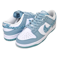 NIKE WMNS DUNK LOW ESS PAISLEY PACK white/worn blue-wht DH4401-101画像