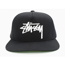 STUSSY Big Stock Point Crown Snapback Cap 1311052画像