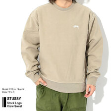 STUSSY 22SP Stock Logo Crew Sweat 118480画像