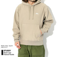 STUSSY 22SP Stock Logo Pullover Hoodie 118469画像