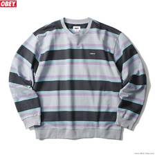 OBEY QUARTET ORGANIC CREW (NAVY MULTI)画像