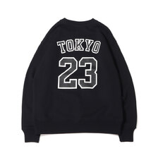 TOKYO 23 LOGO CREW BLACK T23-22-009画像