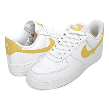 NIKE WMNS AIR FORCE 1 07 white/saturn gold-white-wht 315115-170画像
