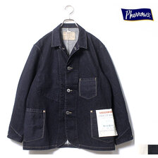 Pherrow's 22S-100WJ FRONTIER SERIES デニム ワークジャケット カバーオール レイルロードジャケット 11.6oz画像