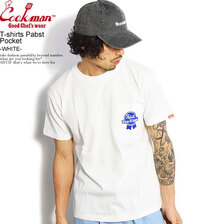 COOKMAN T-shirts Pabst Pocket -WHITE- 221-21051画像