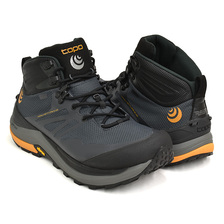 Topo Athletic TRAILVENTURE 2 WP CHARCOAL / ORANGE 0200510095221画像