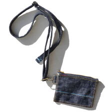 SAMURAI JEANS 18ozスラブ誠セルビッチデニム小型ポーチ SJDP22-18OZ画像
