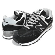 new balance WL574EVB BLACK画像