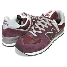 new balance ML574EVM BURGUNDY画像