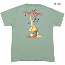 Buzz Rickson's GIL ELVGREN PIN-UP S/S T-SHIRT "COCKTAIL HOUR" BR78911画像