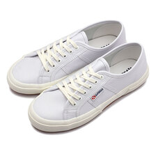 SUPERGA 2750-VEGAN LEATHER WHT-WHT AVO 2S2116SW-4830画像