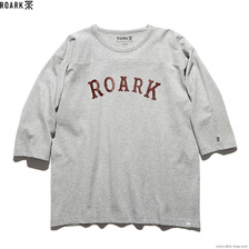 ROARK REVIVAL &ldquo;MEDIEVAL LOGO&rdquo; 3/4 SLEEVE TEE (HEATHER GREY) RFTJ800画像