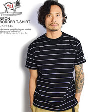 The Endless Summer TES NEON BORDER T-SHIRT -PURPLE- FH-2574306画像