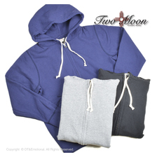Two Moon no.10191 Light weight full-zip parka画像