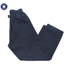 POST OVERALLS 3307 E-Z ARMY-NAVY Pants Herringbone denim indigo画像