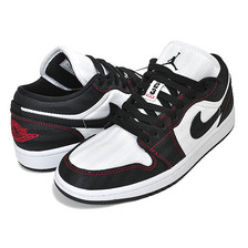 NIKE WMNS AIR JORDAN 1 LOW SE UTL white/black-gym red DD9337-106画像