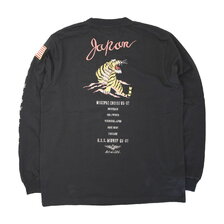 AVIREX LS SOUVENIR T-SHIRT BLACK 6123270-09画像