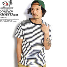 The Endless Summer TES DOG BEACH CALIFORNIA BORDER T-SHIRT -WHITE- FH-2574305画像