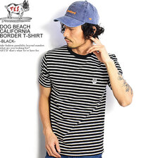 The Endless Summer TES DOG BEACH CALIFORNIA BORDER T-SHIRT -BLACK- FH-2574305画像
