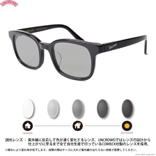 UNCROWD UNCROWD HELLA II -PHOTOCHROMIC SERIES- (BLACK&times;GRAY調光レンズ) UC-040P画像