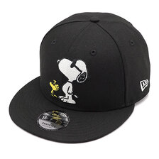 NEW ERA 9FIFTY Peanuts ジョー・クール ウッドストック ブラック 13073317画像