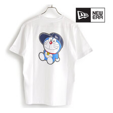 NEW ERA 半袖 コットン Tシャツ ドラえもん ホワイト レギュラーフィット 13056147画像