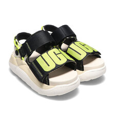 UGG W LA CLOUD CHEETAH PRINT SANDAL Sea Salt / Black 1126951-SSBC画像