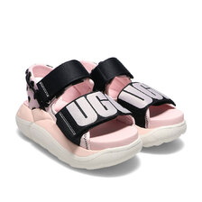 UGG W LA CLOUD CHEETAH PRINT SANDAL Posie Pink / Black 1126951-PPBK画像