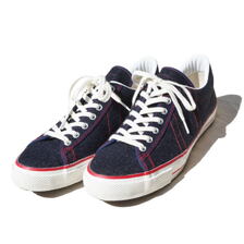 SAMURAI JEANS SJ56LOW-D25OZ インディゴデニムスニーカー画像