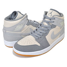NIKE AIR JORDAN 1 MID SE coconut milk/coconut milk DN4281-100画像