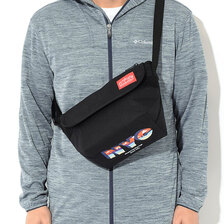 Manhattan Portage 22SS NYC Print Casual Extra Small Messenger Bag Black/Red Limited MP1603NYC22SS画像