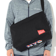 Manhattan Portage 22SS NYC Print Clearview Shoulder Bag Black/Red Limited MP1482NYC22SS画像