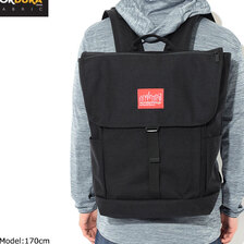 Manhattan Portage 22SS NYC Print Washington 2 SQ Backpack Black/Red Limited MP1220-2NYC22SS画像