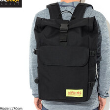 Manhattan Portage 22SS NYC Print Silvercup Backpack Black/Yellow Limited MP1236LVLNYC22SS画像