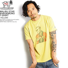 The Endless Summer TES MALIBU STAR KABUKIMONO T-SHIRT -YELLOW- FH-2574327画像