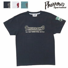 Pherrow's プリントT Tシャツ スリーブプリント The True Temper Steel Bicycle 22S-PT7画像
