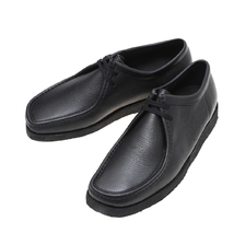 Padmore & Barnes Original Low Leather Black P204画像