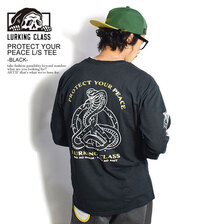 LURKING CLASS PROTECT YOUR PEACE L/S TEE -BLACK- ST22ST14画像