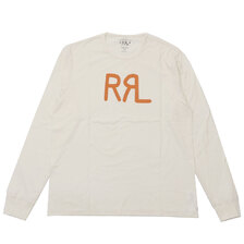 Ron Herman &times; Double RL Graphic Logo Long Sleeve Tee ORANGE画像