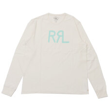 Ron Herman &times; Double RL Graphic Logo Long Sleeve Tee TURQUOISE画像