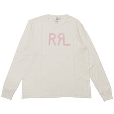 Ron Herman &times; Double RL Graphic Logo Long Sleeve Tee PINK画像