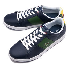 LACOSTE CARNABY EVO 0722 3 NVY/GRN SM00533画像