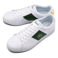 LACOSTE CARNABY EVO 0722 3 WHT/GRN SM00533画像