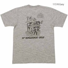 Buzz Rickson's SLUB YARN T-SHIRT 19th BOMB. GROUP "SAD SACK" BR78956画像
